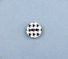 Button 12 mm - Dog's Tooth (2949) 
