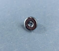 Button with hole anthracite (2940)
