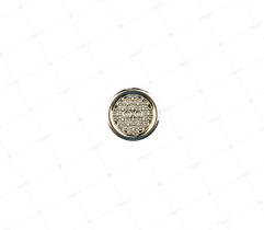 Button 20 mm - Golden check (2935) 