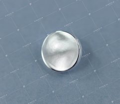 Set of Buttons 15 mm - Silver  10 pcs. (2945)