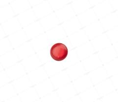 Guzik 11 mm na stopce - Czerwony (3045)