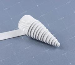 Knit elastic 25 mm - white (3104)