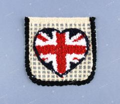 Heart pocket - Union Jack (3353)