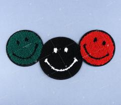 Iron-on - smiley faces (3351)