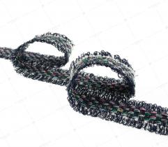 Tape braided 3cm green (3348)