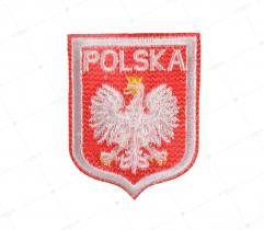 Decorative patch coat of arms of Poland - eagle