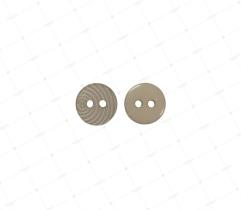 Decorative button 12 mm - pearl grey