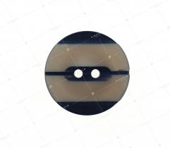 Button no 9a: navy-beige 23 mm (3493)