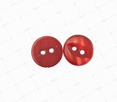 Decorative button 12 mm - pearl burgundy (3493)