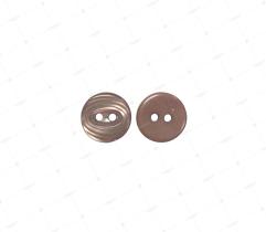 Button 12 mm decorative - brown (3532)