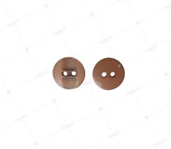 Guzik ozdobny 15 mm - brązowy perłowy (3520)