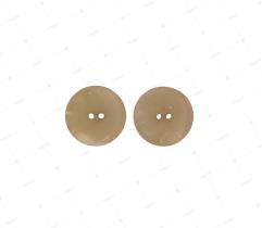 Decorative button 25 mm - cappuccino (3525)