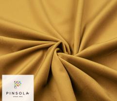Upholstery knitted fabrics Velour – Mustard