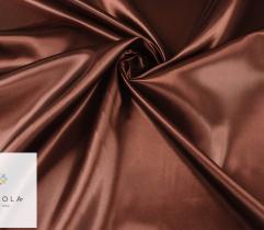 Tkanina dekoracyjna atłasowa - brązowy