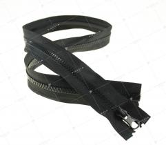 Plastic open-ended zipper 75cm black