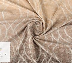 Woven Curtain Fabric – gold ornament