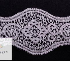 Lace 16 cm - flower grey wave