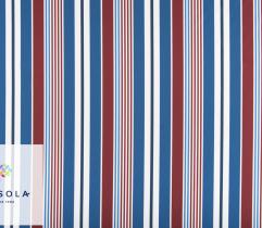 Panama Polyestergewebe - klassische vertikale Streifen