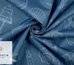 Oxford PU Woven Garden Fabric - Marine 0,95Lm + 0,75Lm