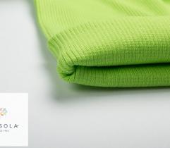 Rib Knit Fabric Tubular 60 cm – lime green