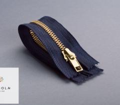 Metal Zipper Type 5 Closed-end 12 cm - Navy Blue