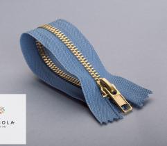 Metal Closed-end Zipper 12 cm - Blue