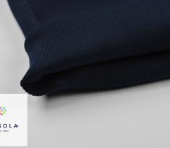 Rib Knit Fabric Tubular 60 cm – Navy Blue