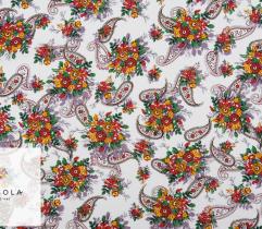 Woven Viscose Fabric - Summer Paisley