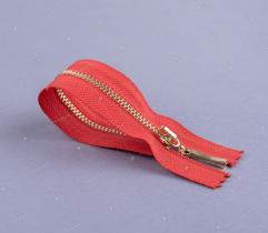 Metal Closed-end Zipper 13 cm - Coral