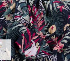 Woven Visose Fabric – Green Tropics 1 Lm