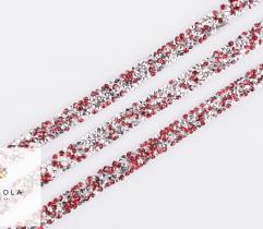 Thermo Tape with Crystals - Red