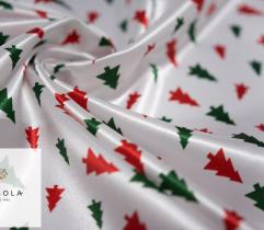 Woven Decorative Satin - Christmas Trees 5,2 Lm