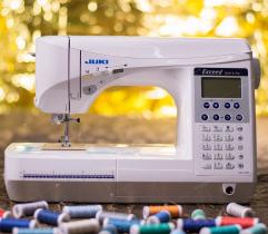 Sewing machine JUKI HZL-F400 + voucher for 100 PLN + a4 pattern