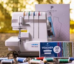 Overlock JUKI MO-50E + voucher na 50 zł + wykrój a4