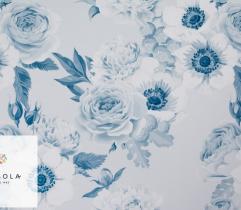 Tkanina Silki Classic Blue - Ogród 1,5 mb