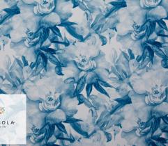 Woven Fabric Silki Classic Blue - Watercolour 3,3Lm