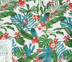 Woven Viscose Fabric - White Paradise