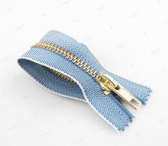 Zipper Metal Type 5 Close End 12 cm - Jeans