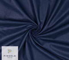 Woven Cotton Fabric - Navy Blue