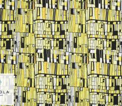 Woven Fabric Silki - Yellow Mosaic 2 Lm
