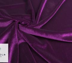 Jersey Velours elastisch - Lila