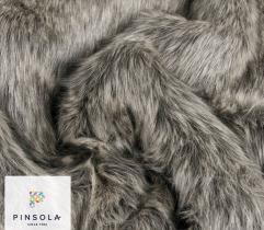 Faux fur hair 60/90 mm - Brown with light beige