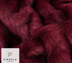 Faux fur hair 25/37 mm - Burgundy