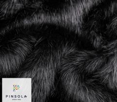 Faux fur hair 25/37 mm - Black