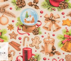 Woven Cotton Fabric - The Magic of Christmas