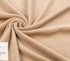 Knitted Fabric Cotton Velvet - Beige
