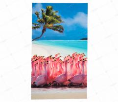 Panel - Jersey ITY Flamingi 49 x 84 cm