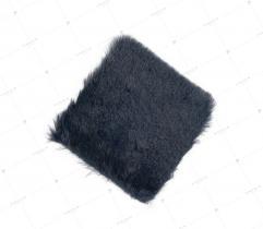 Faux Fur Hair 20 mm Dark Blue 10x10 cm