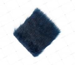 Kunstpelz Flor 25/37 mm Navy 10x10 cm