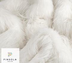 Faux fur hair 40/65 mm - Cream